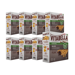 SET 8 x Haferflocken-Kissen mit Schokoladenfüllung glutenfrei BIO 300 g