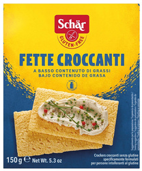 Fette Croccanti - glutenfreies Knäckebrot 150 g - Schar