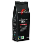 Mount Hagen Bio Fair Trade Barista Crema 100% Arabica Ganze Bohnen Kaffee, 500 g