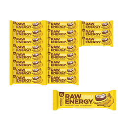 SET 20 x RAW ENERGY Banane-Kokosnuss glutenfreier Riegel 50 g