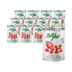 SET 12 x Gehackte Tomaten BIO 400 g