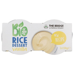 Glutenfreies Reisdessert mit Vanillegeschmack BIO (2 x 130 g) 260 g - Die Brücke