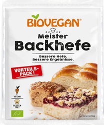 Glutenfreie Trockenhefe bio (3 x 7 g) 21 g - Biovegan