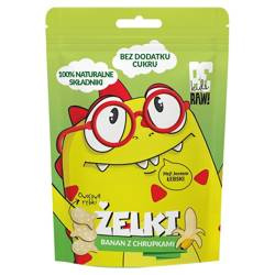 Geleebohnen ohne Zuckerzusatz Banane mit Chips 35 g