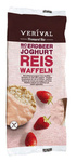 Glutenfreie Reiswaffeln mit Joghurt-Erdbeer-Topping bio 100 g - Verival