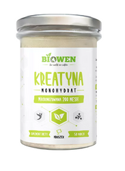 Kreatin Monohydrat Pulver glutenfrei Nahrungsergänzungsmittel 250 g - HempKing (Biowen)