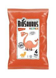 Dinosaurier Mais-Chips mit Ketchup-Geschmack GLOSS. BIO 4x15 g