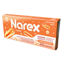 Probiotisches Nahrungsergänzungsmittel Narine Forte 20 Kapseln - Narex