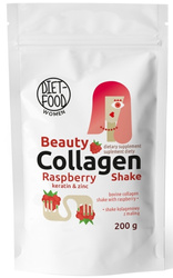 Beauty Collagen Shake Himbeere Nahrungsergänzungsmittel 200 g - Diät-Lebensmittel