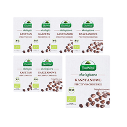 SET 7 x Glutenfreies Kastanien-Knäckebrot BIO 100 g