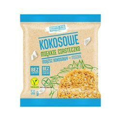 Kokosnuss- und Mandelkeks ohne Zuckerzusatz 50 g