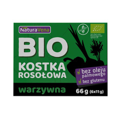 Glutenfreier Gemüsebrühwürfel BIO 66 g - Naturavena