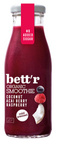 Kaltgepresster Smoothie mit Himbeere, Acai-Beere und Kokosnuss BIO 250 ml - smart organic (Bett'r)