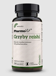 Reishi-Pilze glutenfreier Extrakt (400 mg) Nahrungsergänzungsmittel 90 Kapseln - Pharmovit (Classic)