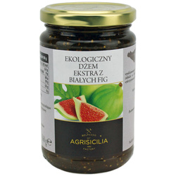Weiße Feigenkonfitüre extra bio 360 g - Agrisicilia