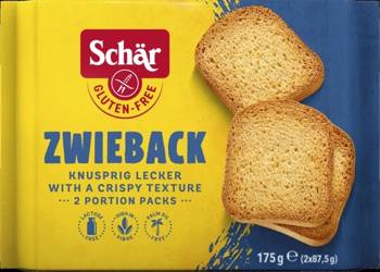 Zwieback - Glutenfreier Zwieback 175 g Schar