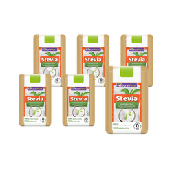 SET 6 x Stevia (basierend auf Erythrit und Steviolglykosiden aus Stevia) 500 g - Naturavena