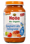 Spaghetti-Menü ohne Zuckerzusatz ab dem 8. Monat Demeter Bio 220 g Gläschen – Holle
