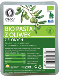Bio Grüne Olivenpaste 200 g – Iorgos