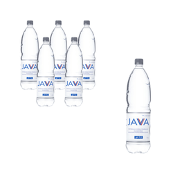 SET 6 x Alkalisches Mineralwasser ohne Kohlensäure 1,5 l - Java
