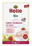 Holle Bio Hafer-Milchbrei Erdbeer-Apfel ohne Zuckerzusatz ab dem 6. Monat 250 g