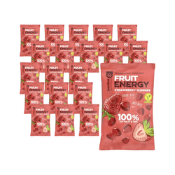 SET 20 x Erdbeer-Snacks 100% Frucht NON-GL. 35 g
