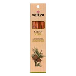 Indischer Zedernholz Weihrauch (15 Stück) 30 g - Sattva