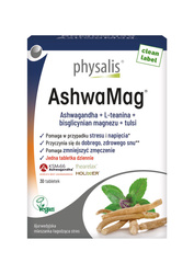Ashwagandha + Magnesium Nahrungsergänzungsmittel 30 Tabletten – Physalis