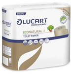 Ökologisches Toilettenpapier, 100% Zellulose, 2-lagig, 4 Rollen, 400 Blatt – Eco Natural