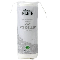 Baumwoll-Kosmetikpads eco 70 Stk. - GRON BALANCE