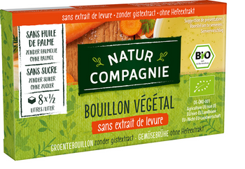 Bouillon - Gemüsewürfel ohne Hefezusatz bio (8 x 10,5 g) 84 g - Natur Compagnie