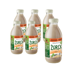 SET 6 x Saure Buchweizensuppe - glutenfreies Konzentrat BIO 320 ml
