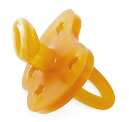 Kiefergerechter Naturkautschuk-Schnuller Sterne/Mond 3–36 Monate – Hevea