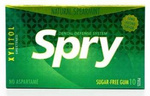 Xylit-Kaugummi Spearmint-Geschmack glutenfrei 10 Stück (12 g) – Spry