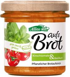 Cremepaste mit Kirschtomaten und Basilikum glutenfrei BIO 140 g