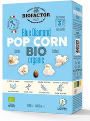 Mikrowellenpopcorn mit blauem Salz glutenfrei BIO 3 x 90g - Biofactor