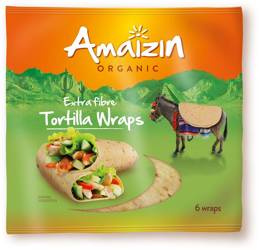 Tortilla-Wraps mit Kleie (Ballaststoffquelle) Bio BIO 240 g