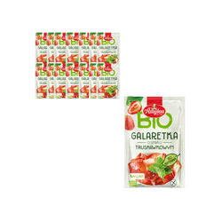 SET 15 x Glutenfreies Gelee mit Erdbeergeschmack BIO 40 g
