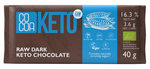 Keto-Schokolade mit MCT-Öl ohne Zuckerzusatz Bio 40 g – Cocoa