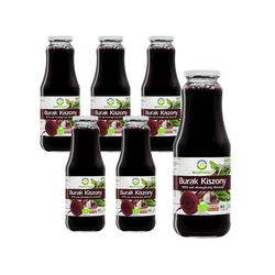 SET 6 x  Eingelegte Rote Bete Saft Nfc Glutenfrei Bio 1 l - Bio Food