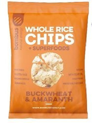 Vollkornreis-Chips mit Buchweizen und Amaranth glutenfrei 60 g