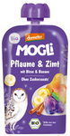 Pflaume - Birne - Apfel - Banane - Zimt Mousse ohne Zuckerzusatz Demeter Bio 100 g - Mogli