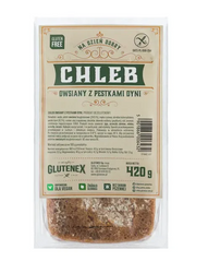 Glutenfreies Haferbrot mit Kürbiskernen 420 g - GLUTENEX