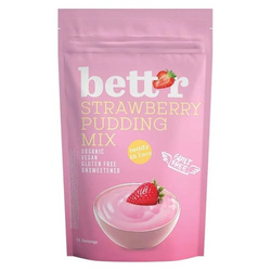 Bettr Bio Ungesüßter Veganer Glutenfreier Erdbeerpudding 150 g