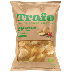 BIO-Chips mit Sahne und Zwiebelgeschmack 125 g - Trafo