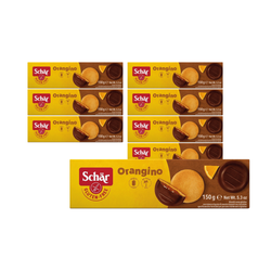 Orangino - glutenfreies Biskuitgebäck mit Schokoladenüberzug 150 g - Schar