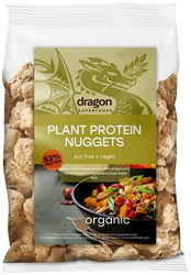 Bio Vegane Glutenfreie Sojafreie Pflanzenprotein-Nuggets 150 g – Dragon Superfoods