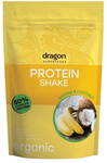 Bio Proteinshake Banane & Kokos, 50% Eiweiß mit Aminosäuren, mit Erythrit, glutenfrei, 450 g – Dragon Superfoods