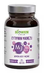 Magnesiumcitrat + Vitamin B6 Nahrungsergänzungsmittel 100 Kapseln - Hempking (Biowen)