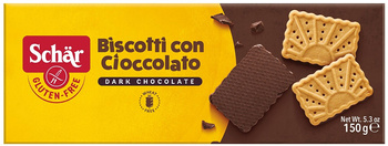 Biscotti con cioccolato - glutenfreie Schokoladenkekse 150 g - Schar